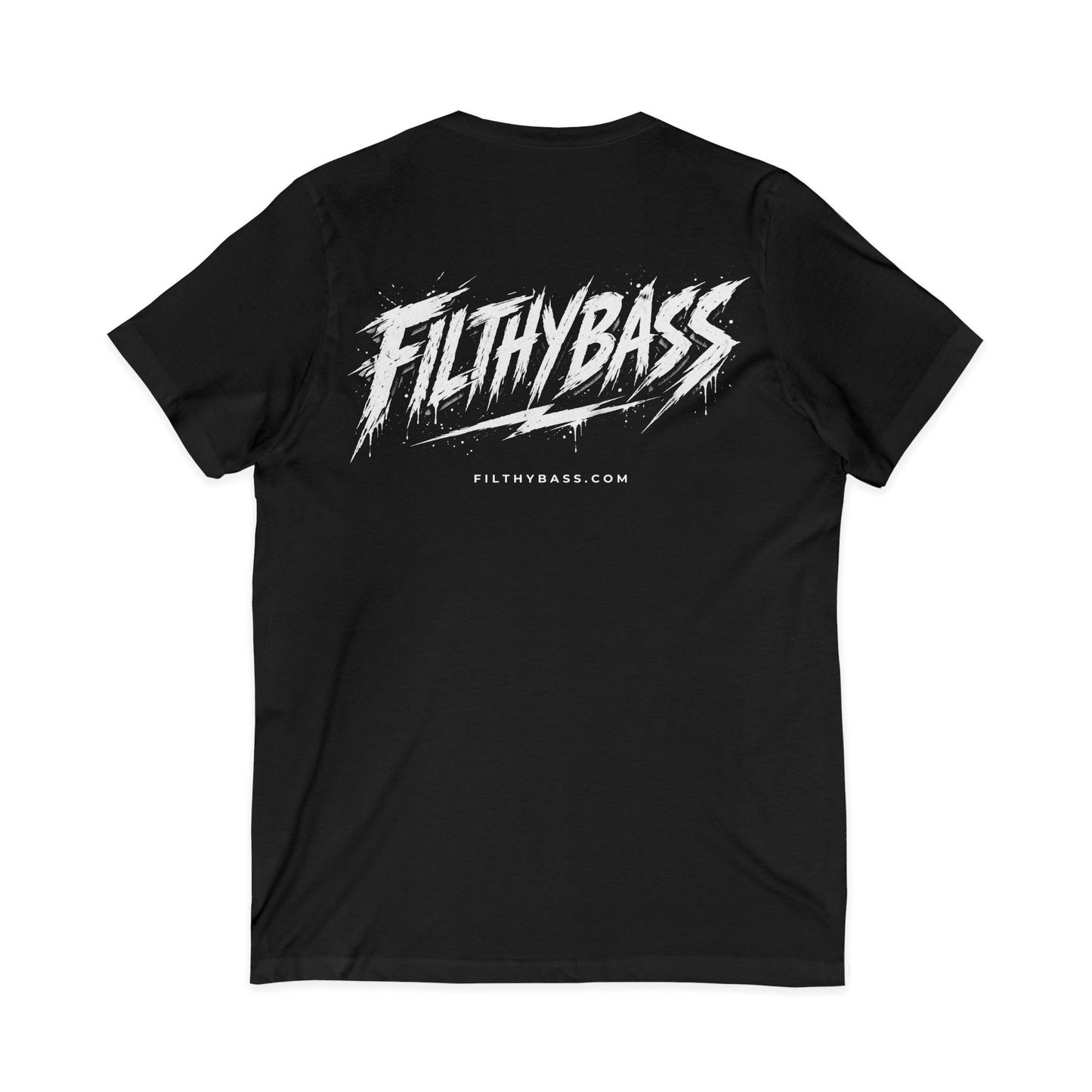 Audrey Hepburn stays unmoved on Bass - FILTHYBASS - V-Neck Shirt
