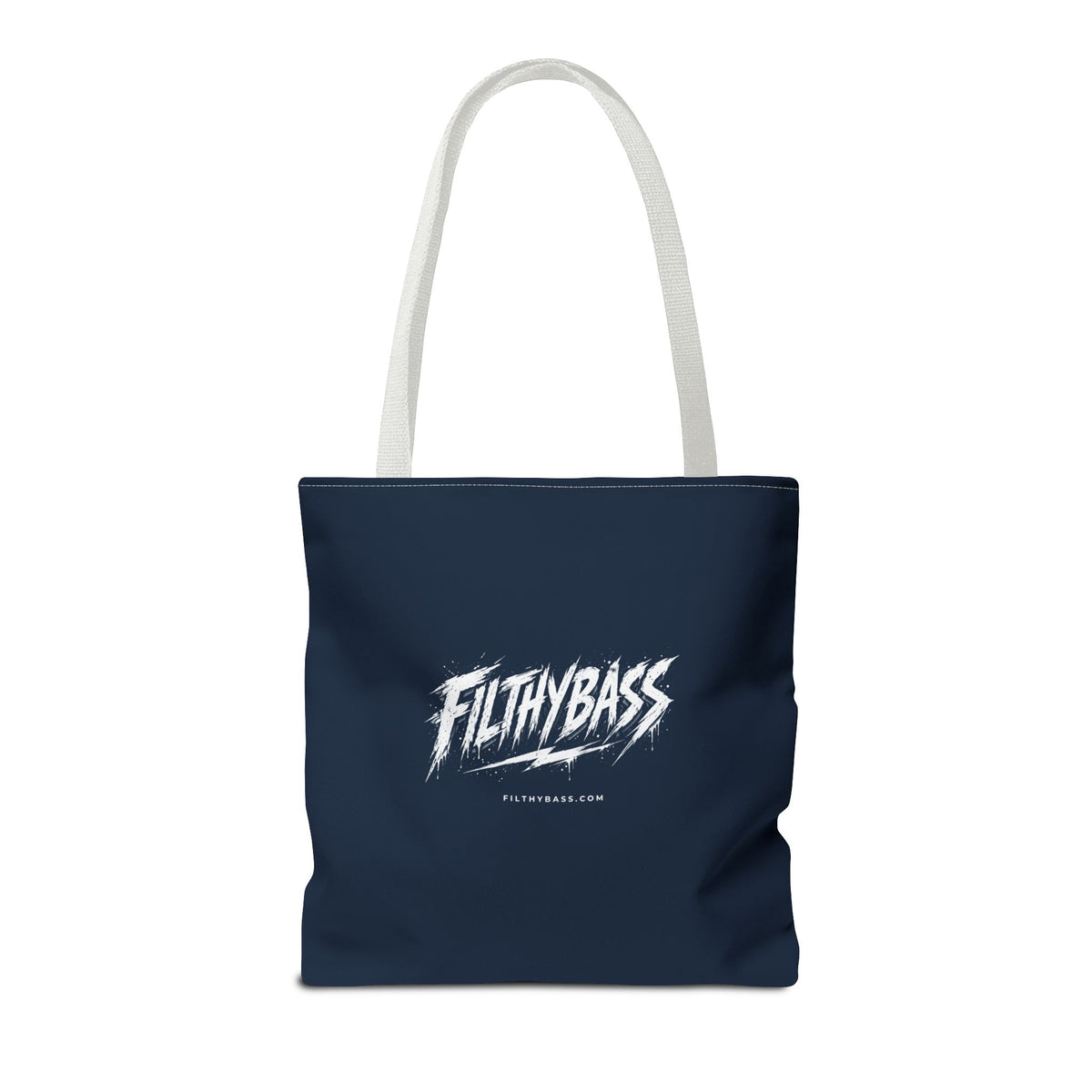 The Pope zegent de drop - FILTHYBASS - Tote Bag - Marineblauw met witte hengsels