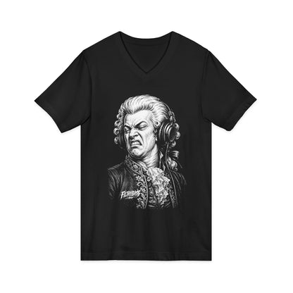 Amadeus Mozart Approves - FILTHYBASS - V-Neck Shirt