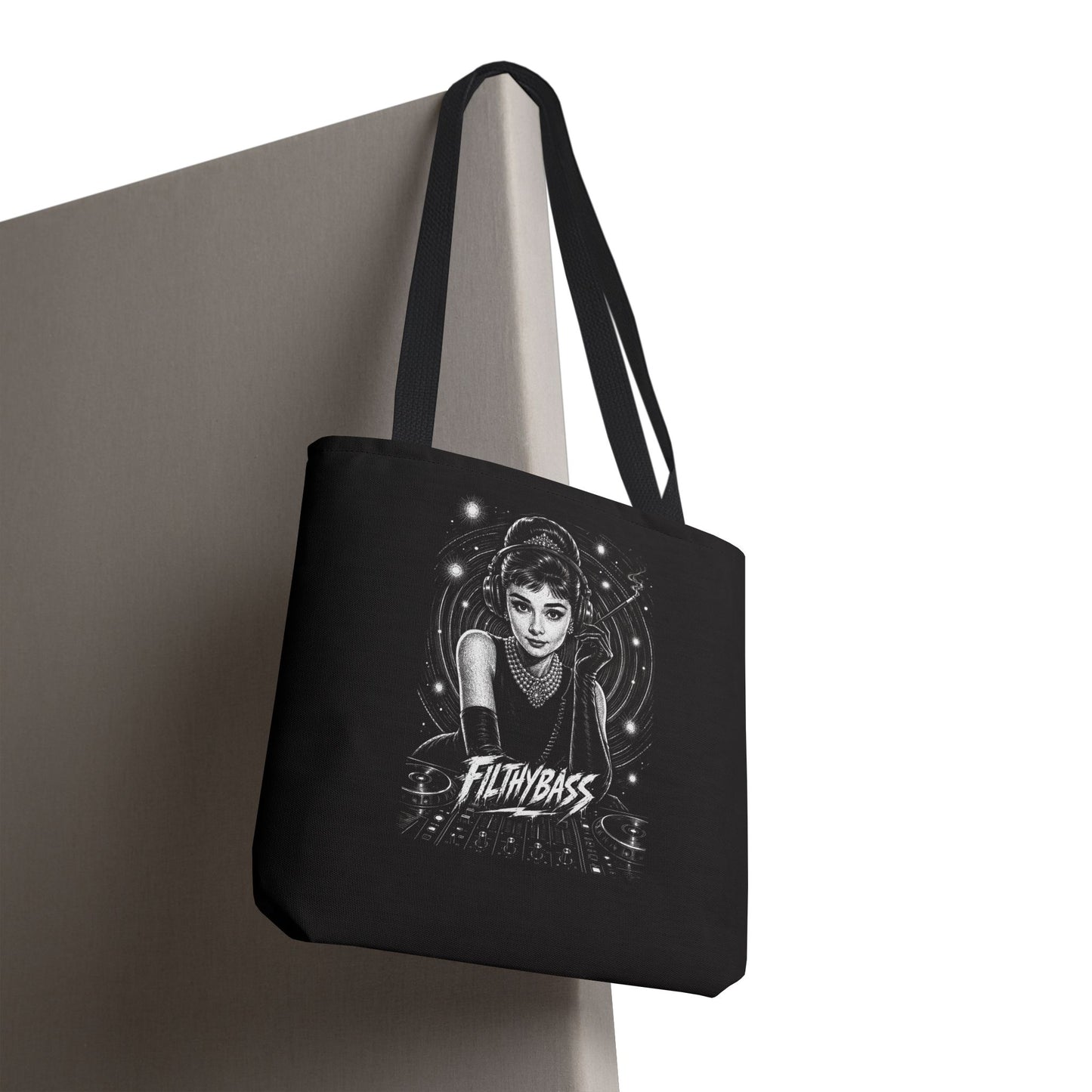 Audrey Hepburn stares into the soul - FILTHYBASS - Tote Bag