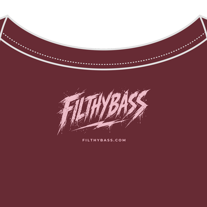 FILTHYBASS label printed inside the neck