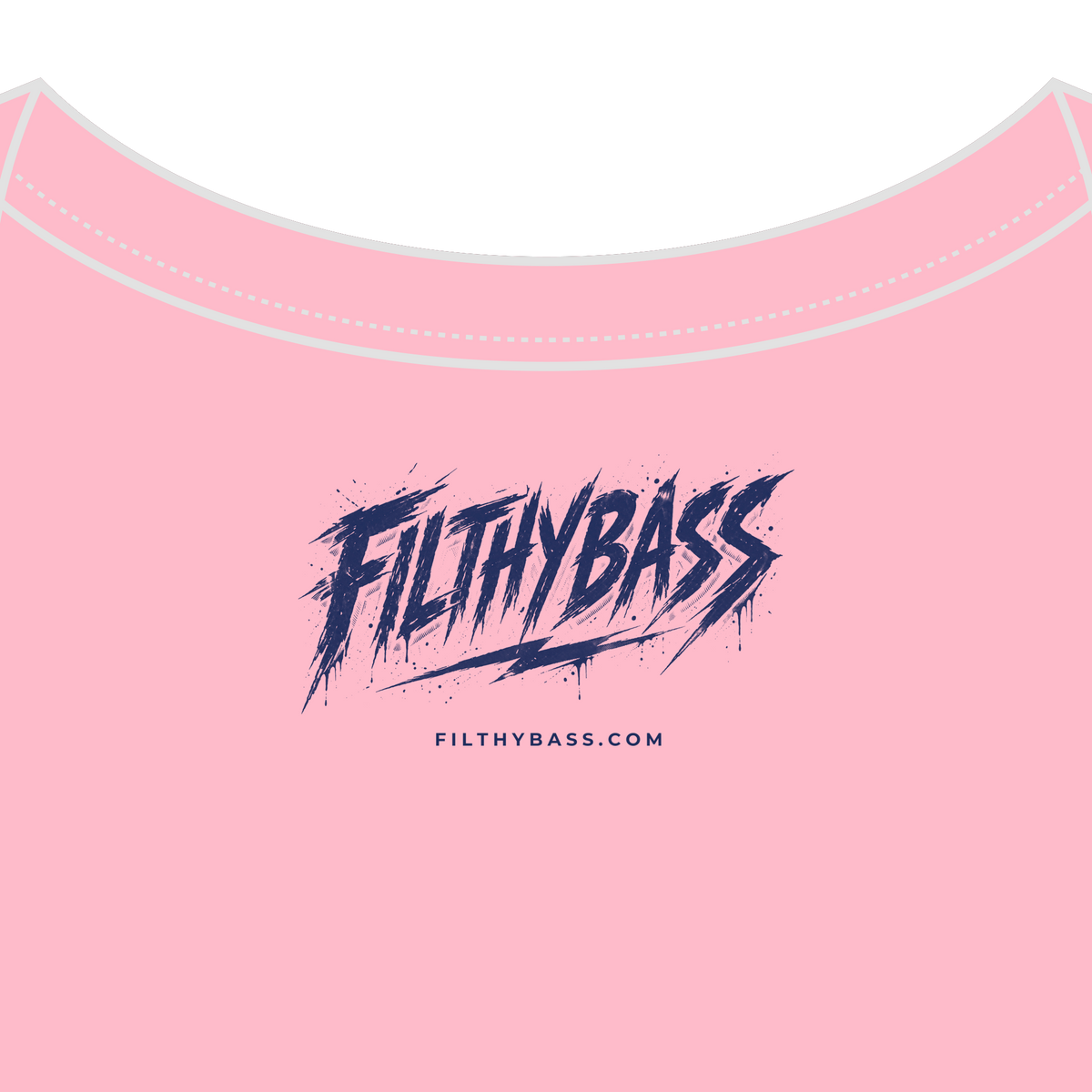 FILTHYBASS label printed inside the neck