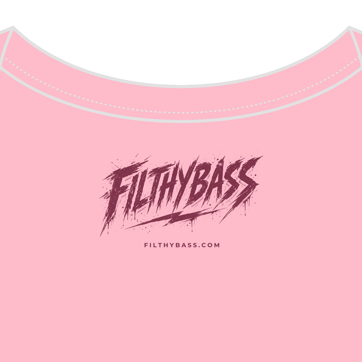 FILTHYBASS label printed inside the neck