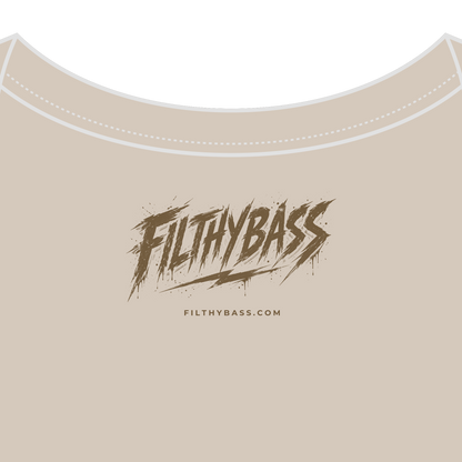 FILTHYBASS label printed inside the neck