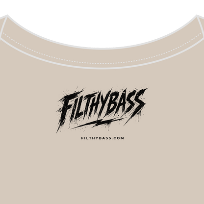 FILTHYBASS label printed inside the neck