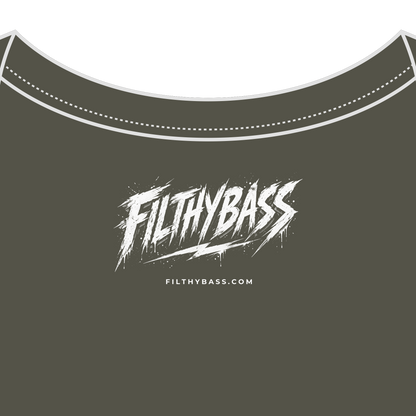 FILTHYBASS label printed inside the neck