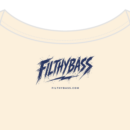 FILTHYBASS label printed inside the neck