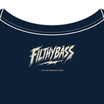 FILTHYBASS label printed inside the neck