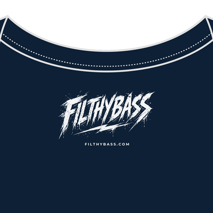 FILTHYBASS label printed inside the neck