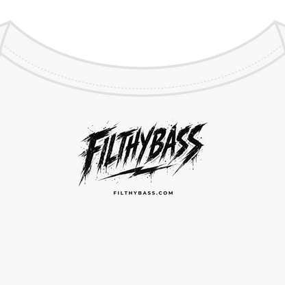 FILTHYBASS label printed inside the neck