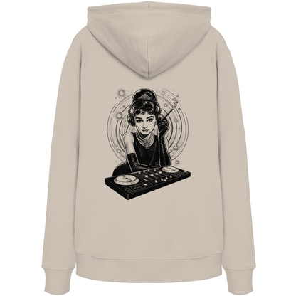 Audrey Hepburn blijft onaangedaan - FILTHYBASS - Organic Hoodie