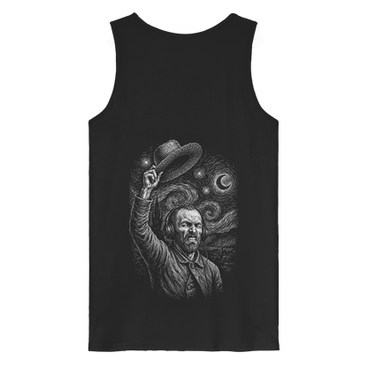 Vincent Van Gogh goes Starry Eyes - FILTHYBASS - Organic Tank Top