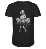 Marilyn Monroe Droppin Bass - FILTHYBASS - V-Neck Shirt