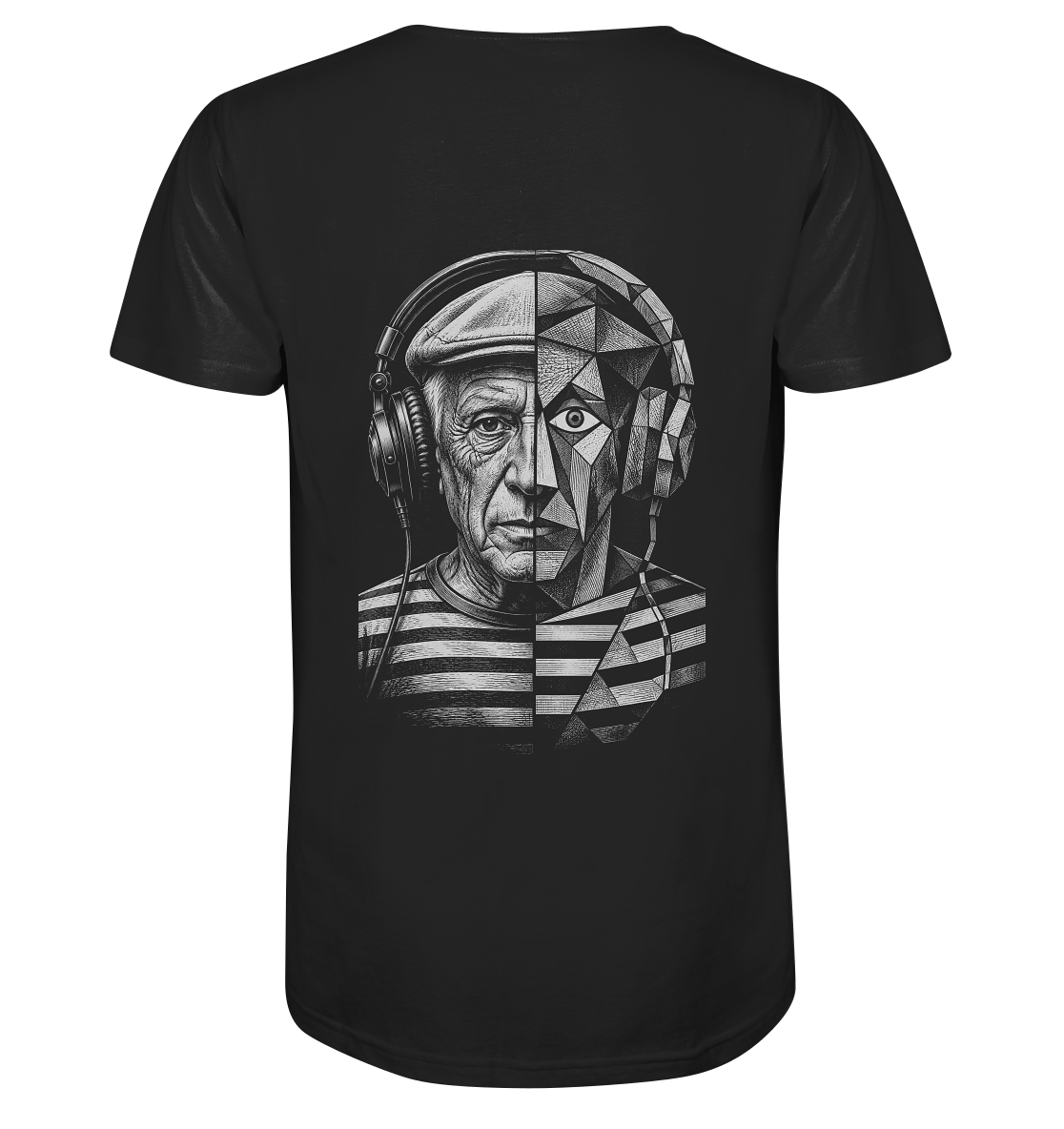 Pablo Picasso ging half kubistisch bij de drop - FILTHYBASS - V-Neck Shirt