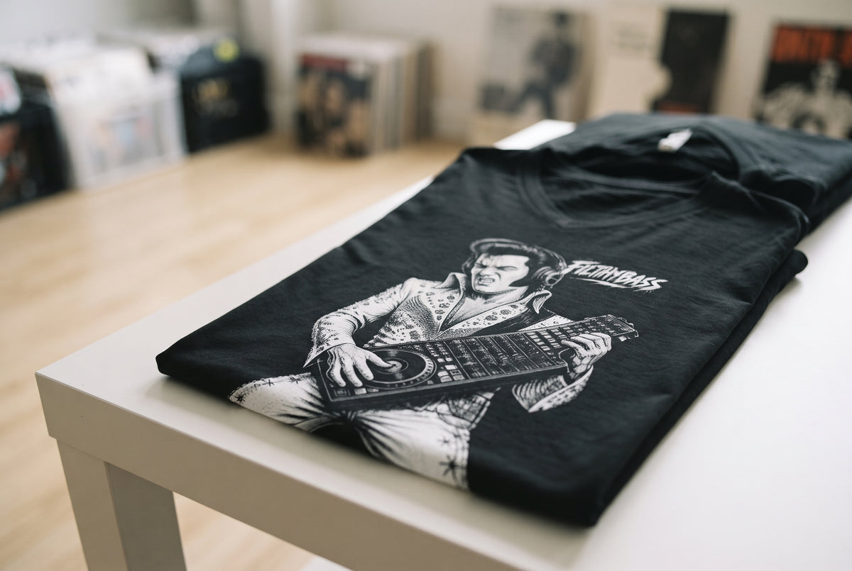 FILTHYBASS elvis-vneck closeup-folded_v1