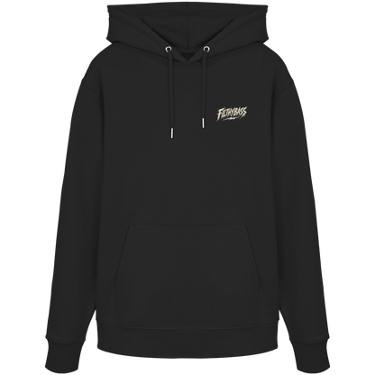 Pablo Picasso Went Half Cubist at the Drop - FILTHYBASS - Organic Hoodie - Cream Print on Black