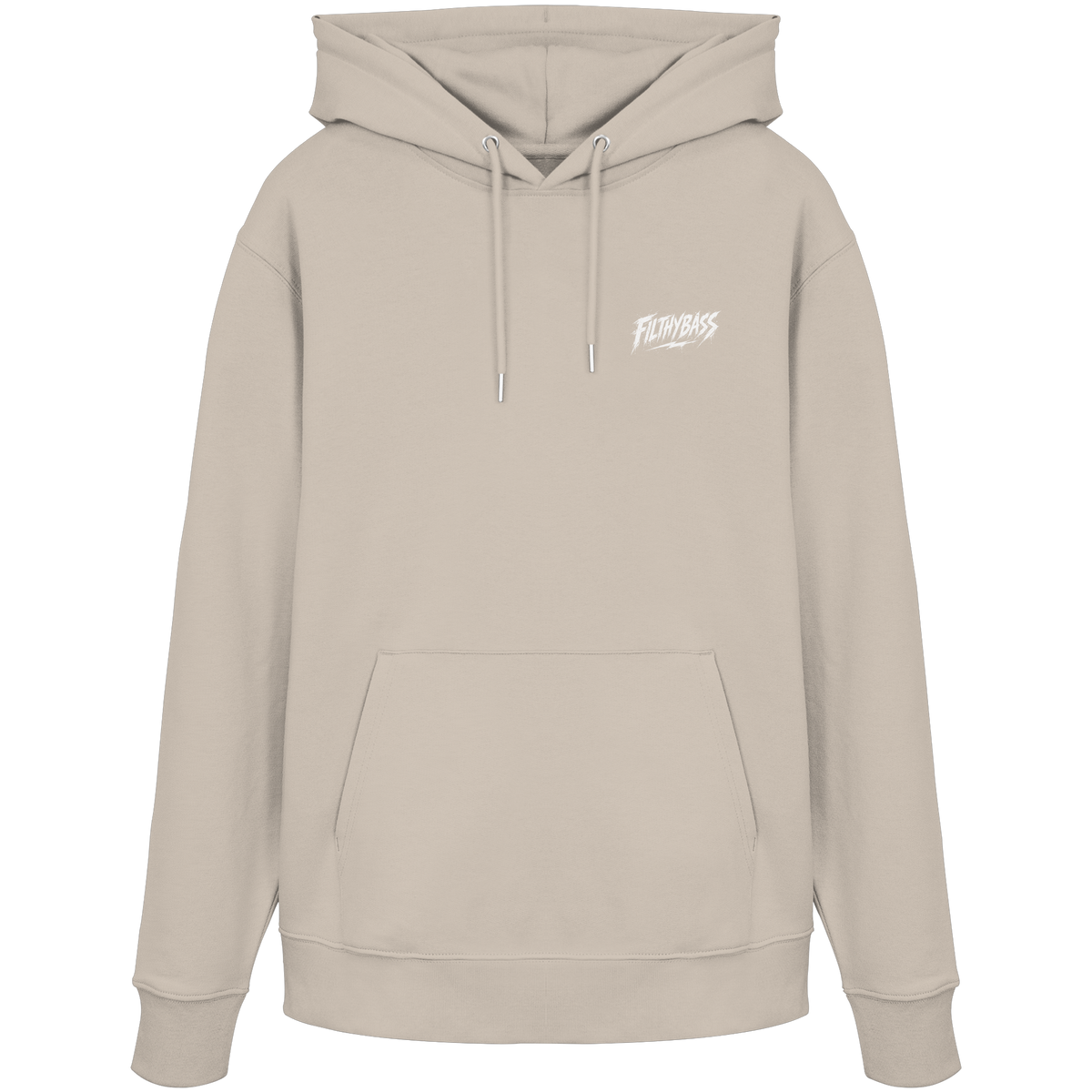 Audrey Hepburn blijft onaangedaan - FILTHYBASS - Organic Hoodie - Witte print