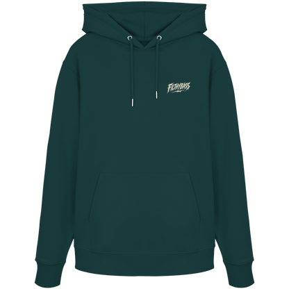 Audrey Hepburn blijft onaangedaan - FILTHYBASS - Organic Hoodie - Print in crème op donkergroen