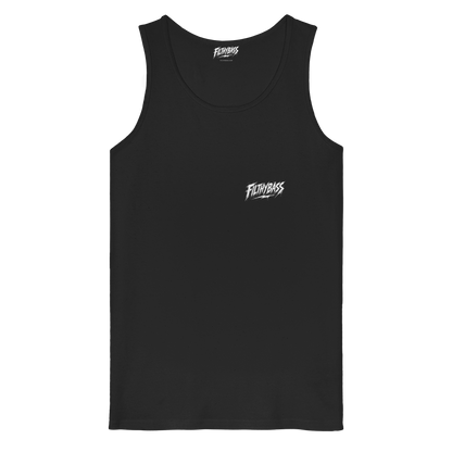 Front of the shirt, with the FILTHYBASS label inside the neck