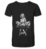 SHIRTIGO - Marilyn Monroe Droppin Bass - FILTHYBASS - V-Neck