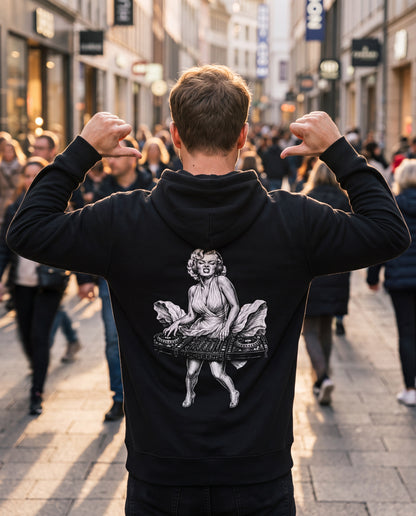 Marilyn Monroe Droppin Bass - FILTHYBASS - Organic Hoodie — lifestyle