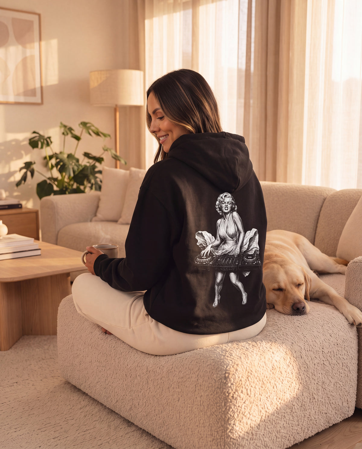 Marilyn Monroe Droppin Bass - FILTHYBASS - Organic Hoodie — lifestyle