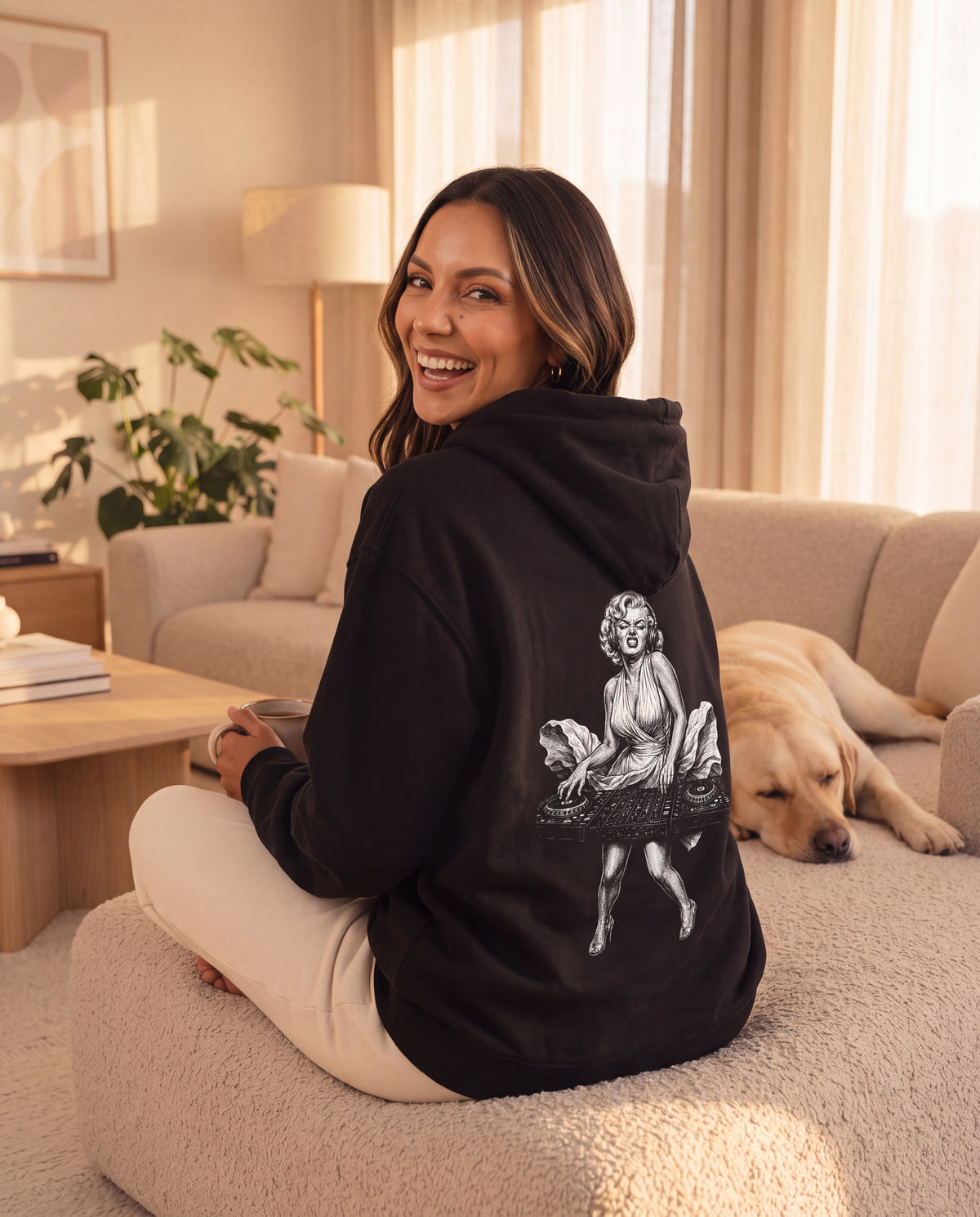 Marilyn Monroe Droppin Bass - FILTHYBASS - Organic Hoodie — lifestyle