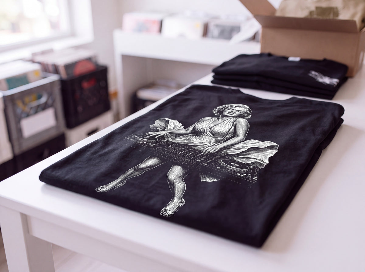 Marilyn Monroe Droppin Bass - FILTHYBASS - V-Neck Shirt