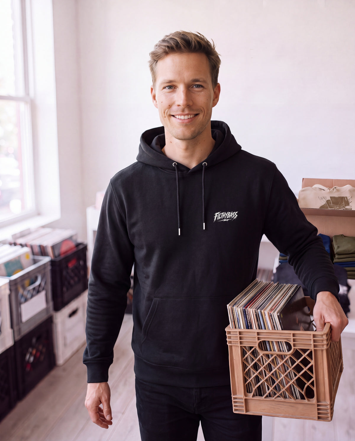 Pablo Picasso Went Half Cubist at the Drop - FILTHYBASS - Organic Hoodie — lifestyle