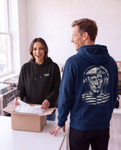 Pablo Picasso Went Half Cubist at the Drop - FILTHYBASS - Organic Hoodie — lifestyle