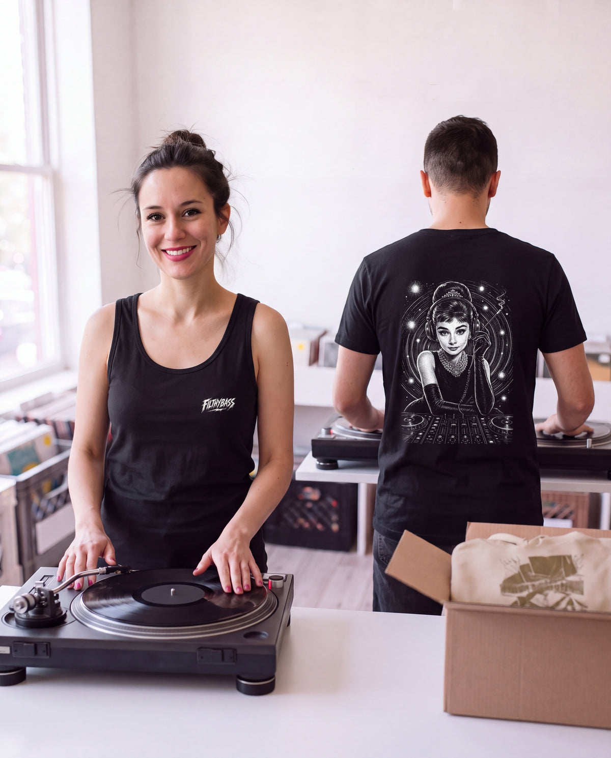 Vincent Van Gogh goes Starry Eyes - FILTHYBASS - Organic Tank Top — lifestyle